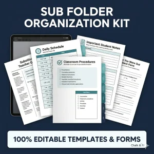 Ultimate Sub Folder Organization Kit (Editable Templates & Forms)