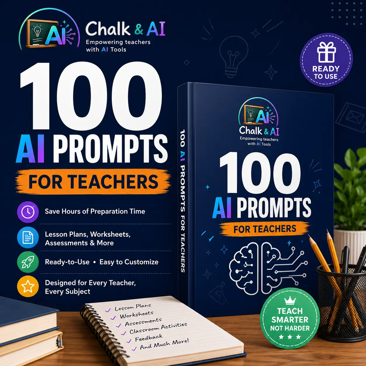 100 AI Prompts for Teachers